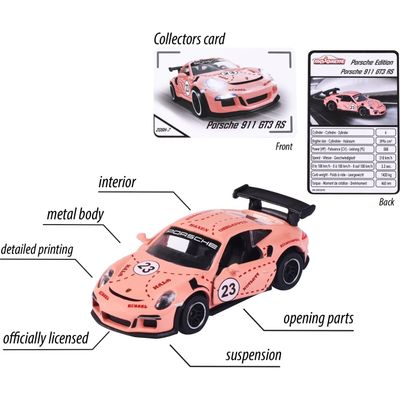 Porsche 911 GT3 RS - Rosa - Porsche Edition - Majorette