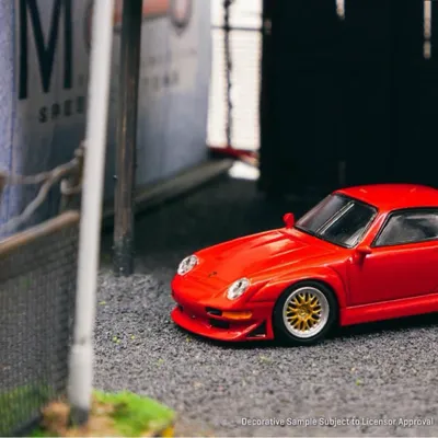 Porsche 911 GT2 - Röd - Tarmac x Schuco - 1:64