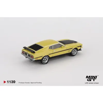 Ford Mustang Mach 1 - Grabber Yellow - Mini GT - 1:64