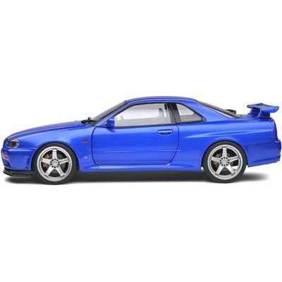 Nissan Skyline GT-R (R34) - 1999 - Blå - Solido - 1:18