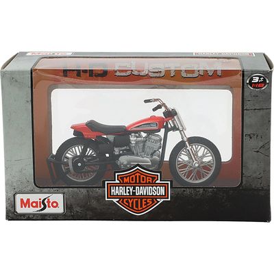 1972 XR750 Racing Bike - Harley - Röd - Maisto - 1:18