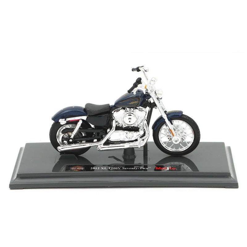 2012 XL 1200V Seventy-Two - Harley - Blå - Maisto - 1:18