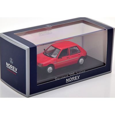 Peugeot 205 Junior - 1988 - Röd - Norev - 1:43