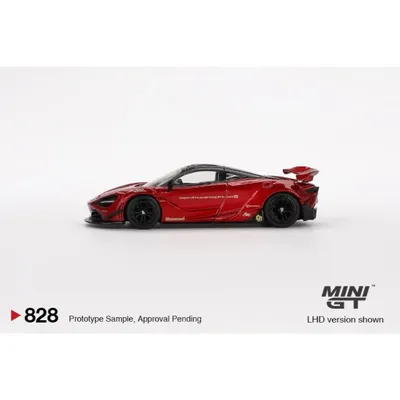 McLaren 720S LB★Works - Gem Red - 828 - Mini GT