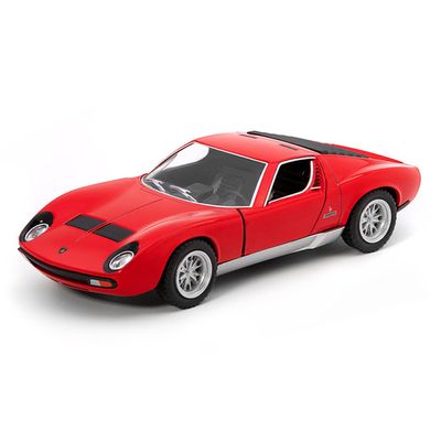 1971 Lamborghini Miura P400 SV - Kinsmart - 1:34 - Röd