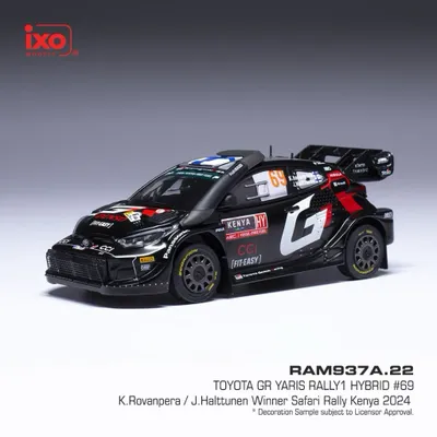 Toyota GR Yaris Rally1 Hybrid - Rovanperä / Halttunen - Kenya 2024 - Ixo - 1:43