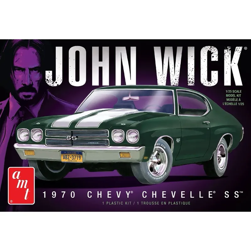 1970 Chevy Chevelle SS - John Wick - 1453M - AMT - 1:25