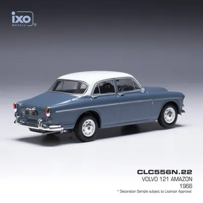 Volvo 121 Amazon - 1961 - Grå / Vit - Ixo Models - 1:43