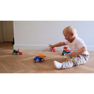 Lastbil med skopa - Blå - Maxi - Viking Toys - 14 cm