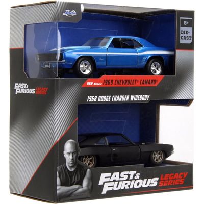 Chevrolet Camaro + Dodge Charger Widebody - F&F - Jada Toys