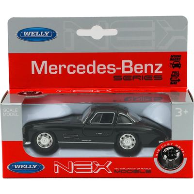 Mercedes-Benz 300 SL (W194) - Svart - Welly - 1:34