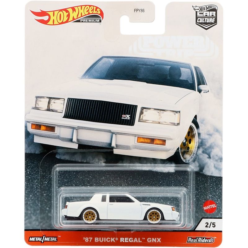 87 Buick Regal GNX - Vit - Power Trip 2/5 - Hot Wheels