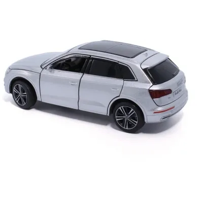 Audi Q5 45 TFSI - Silver - Ljud & Ljus - Tayumo - 1:32