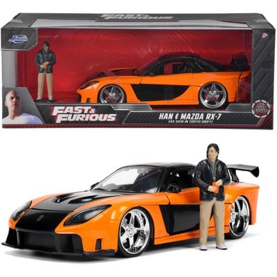 Han & Mazda RX-7 - Fast & Furious - Jada Toys - 1:24