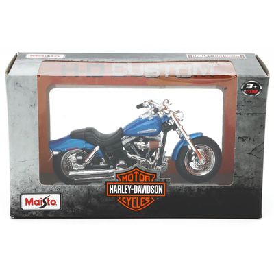 2009 FXDFSE CVO Fat Bob - Harley - Blå - Maisto - 1:18