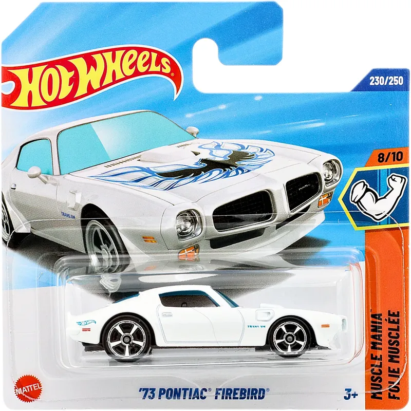 '73 Pontiac Firebird - Vit - Muscle Mania - Hot Wheels