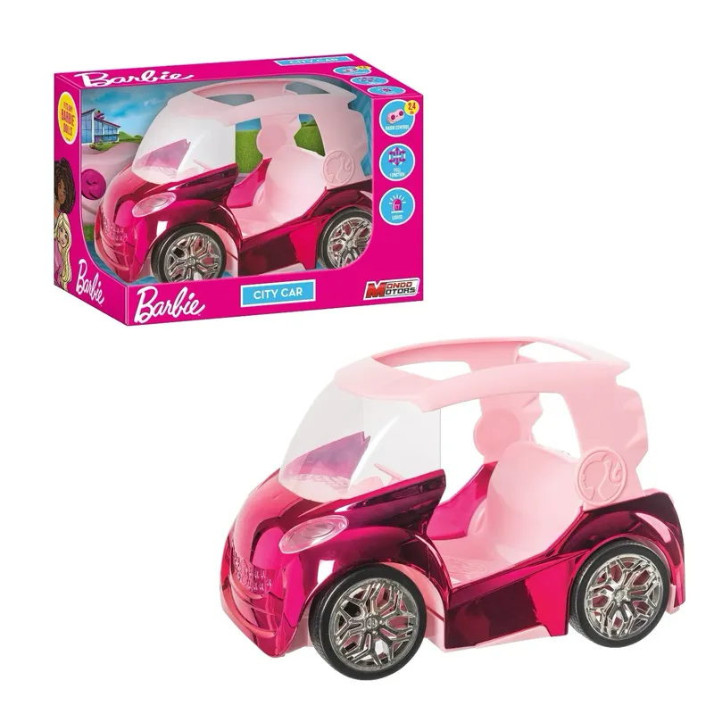 Barbie City Car - Rosa - Radiostyrd Bil - 31 cm