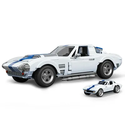 Corvette Grand Sport - Brick Shop - Klodsbyggesæt - Hot Wheels Elite Series