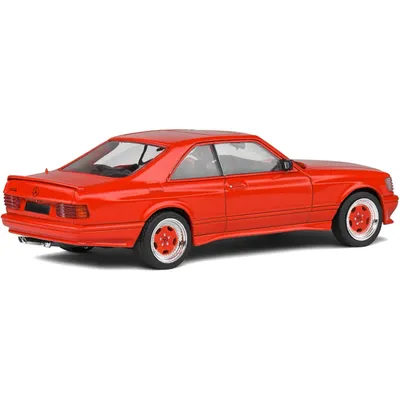 Mercedes-Benz 560 SEC AMG Widebody 1990 Röd - Solido - 1:43