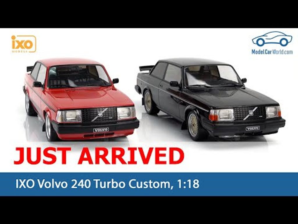 Volvo 240 Turbo "Custom" 1984 - Röd - Ixo Models - 1:18