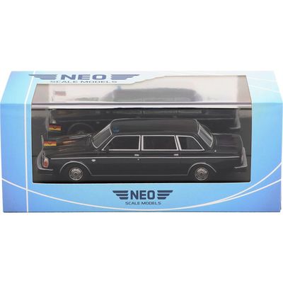 Volvo 264 TE Limousine - Svart - Neo Scale Models - 1:43