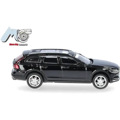 Volvo V90 - Svart - 2017 - MicroCity - 1:87