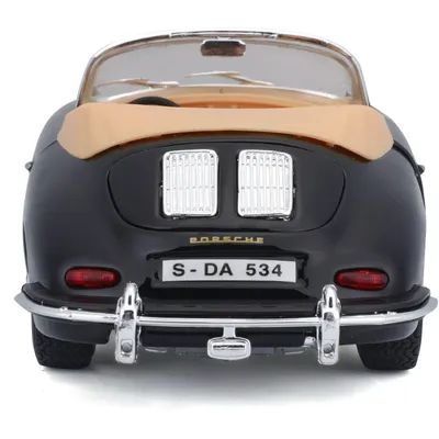 Porsche 356B Cabriolet - 1961 - Sort - Bburago - 1:24