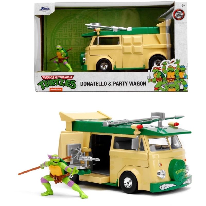 Donatello & Party Wagon - Turtles - Jada Toys - 1:24