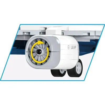 Boeing 737-8 - Klossbyggmodell - 26608 - COBI - 1:110