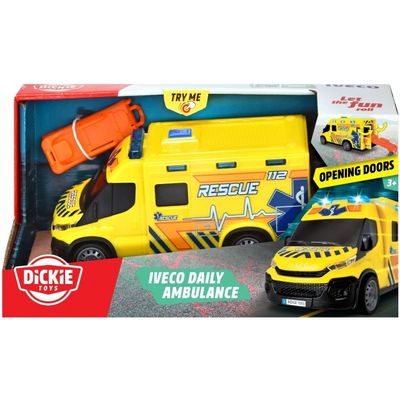 Iveco Daily Ambulance - Ljud och Ljus - Dickie Toys