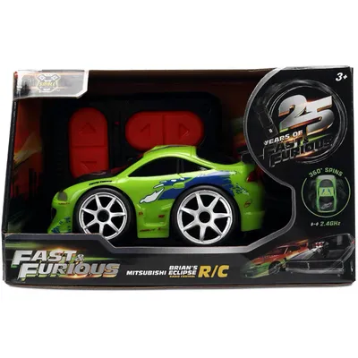 Mitsubishi Eclipse - Fast & Furious - Small Blocks - Radiostyrd - 10 cm - Jada