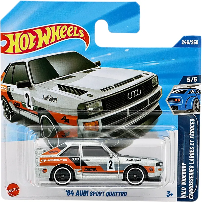 '84 Audi Sport Quattro - Grå - Wild Widebody - Hot Wheels