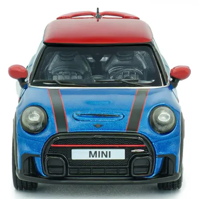 Mini Cooper JCW (F56) - 2023 - Blå / Röd - Solido - 1:43