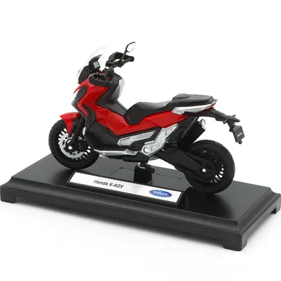 Honda X-ADV - Motorcykel - Röd - Welly - 1:18 - 11 cm