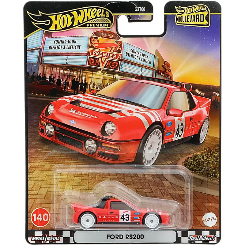 Ford RS200 - Rød - Boulevard 140 - Hot Wheels