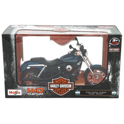 2004 Dyna Super Glide Sport - Harley - Blå - Maisto - 1:12