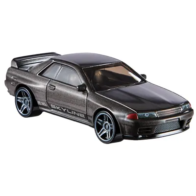 Nissan Skyline GT-R (BNR32) - Hot Wheels XL - Grå - 11 cm