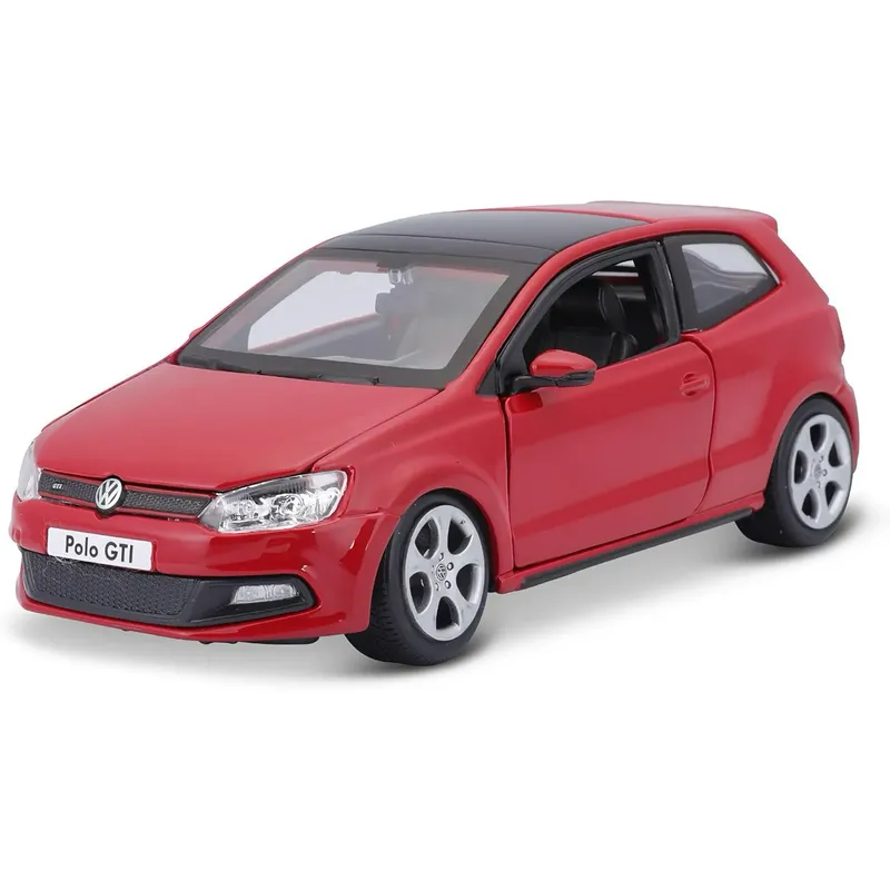 Volkswagen Polo GTI Mark 5 - Röd - Bburago - 1:24