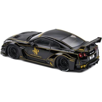 Nissan GT-R (R35) - Liberty Walk - Svart - Solido - 1:43