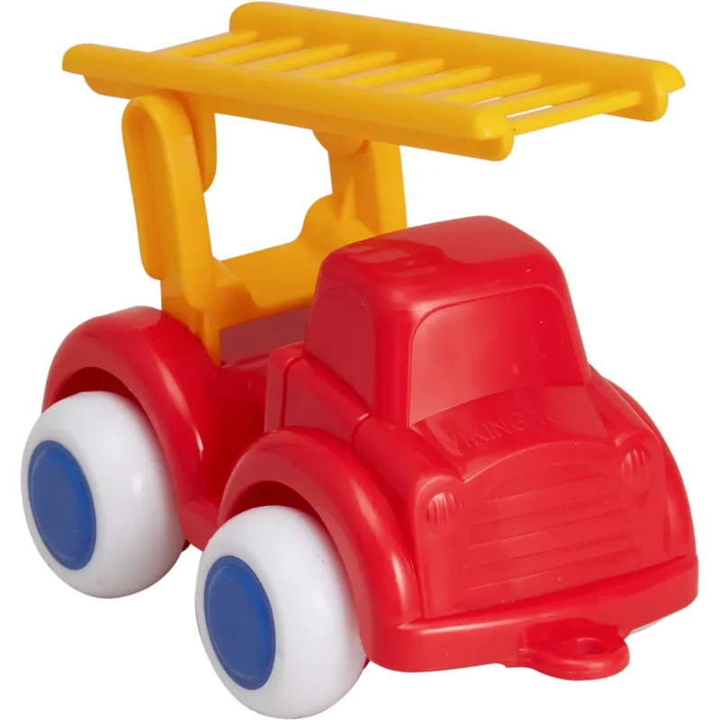 Brandbil med stege - Röd - Miniknubbis - Viking Toys - 10 cm