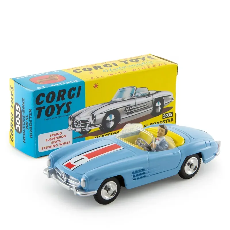 Mercedes-Benz 300 SL Roadster - 303S - Corgi Toys - 1:46