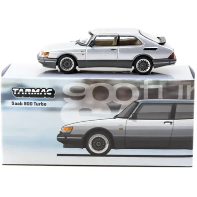 Saab 900 Turbo - Silver - GLOBAL64 - Tarmac Works
