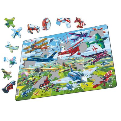 Flygplan - Pussel från norska Larsen - 64 bitar