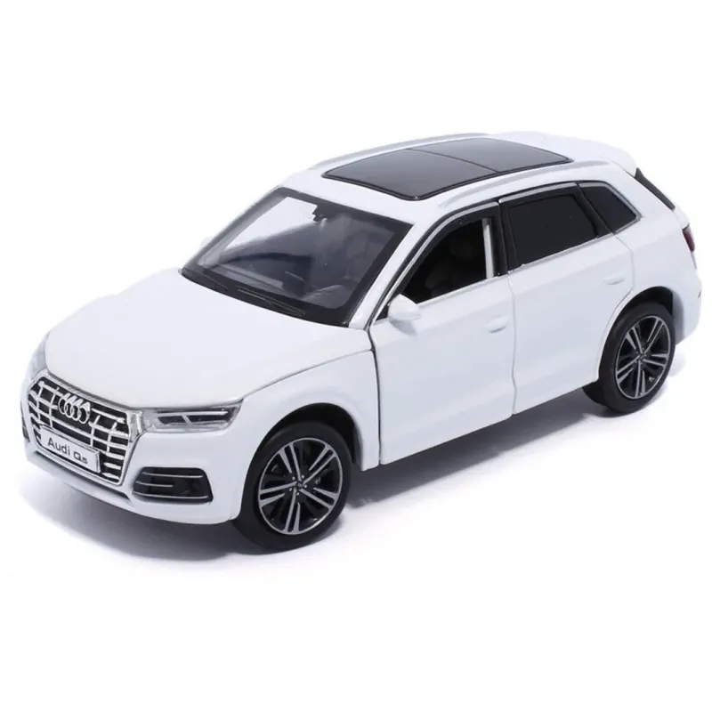 Audi Q5 45 TFSI - Vit - Ljud & Ljus - Tayumo - 1:32
