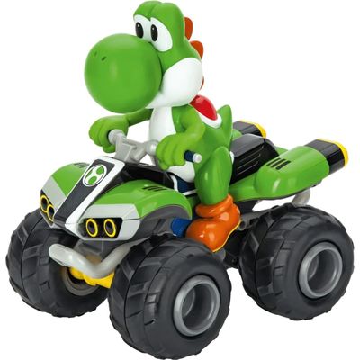 Yoshi - Mario Kart - Radiostyrd fyrhjuling - Carrera - 19 cm