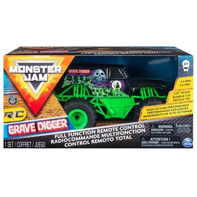 Grave Digger - Radiostyrd - Monster Jam - 18 cm