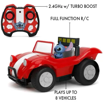 Stitch Buggy - Fjernstyret Bil - Jada Toys - 1:24