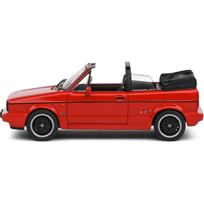 Volkswagen Golf MK1 Cab Sportline 1992 - Röd - Solido - 1:43