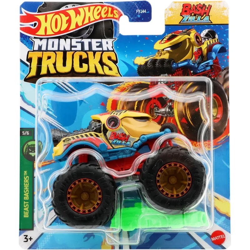 BashZilla - Beast Bashers - Monster Trucks - Hot Wheels