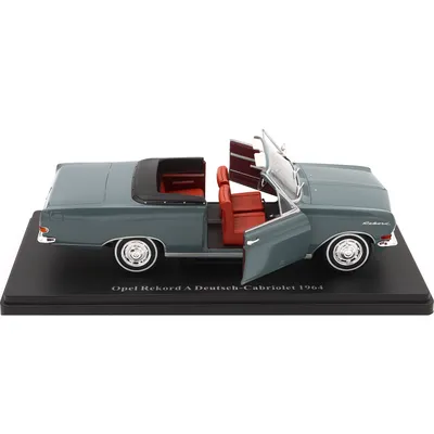 Opel Rekord A Deutsch-Cabriolet - 1964 - Grå - Atlas - 1:24